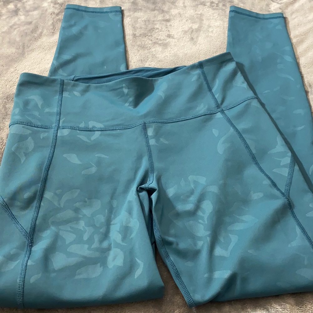 Teal leggings